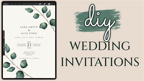 Procreate Wedding Invitation Template